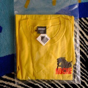 HOCKEY skateboard Tee Yellow XL